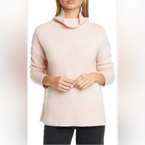 Nordstrom Signature Cashmere Turtleneck in Peach Size Large